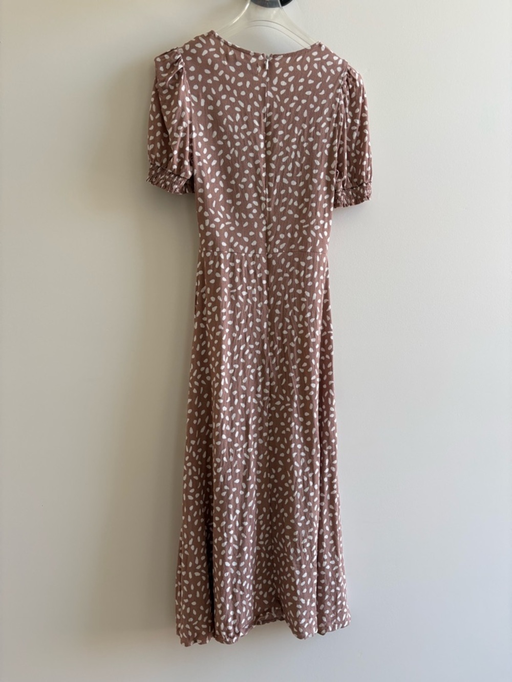 Petal & Pup Mauve Dot Midi Dress - Picture 5 of 13